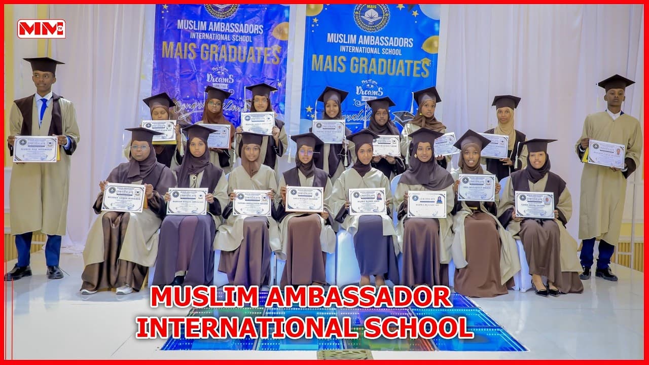 Xafladda qalin-jabinta ee Muslim Ambassador International School oo lagu qabtay Hargeysa.