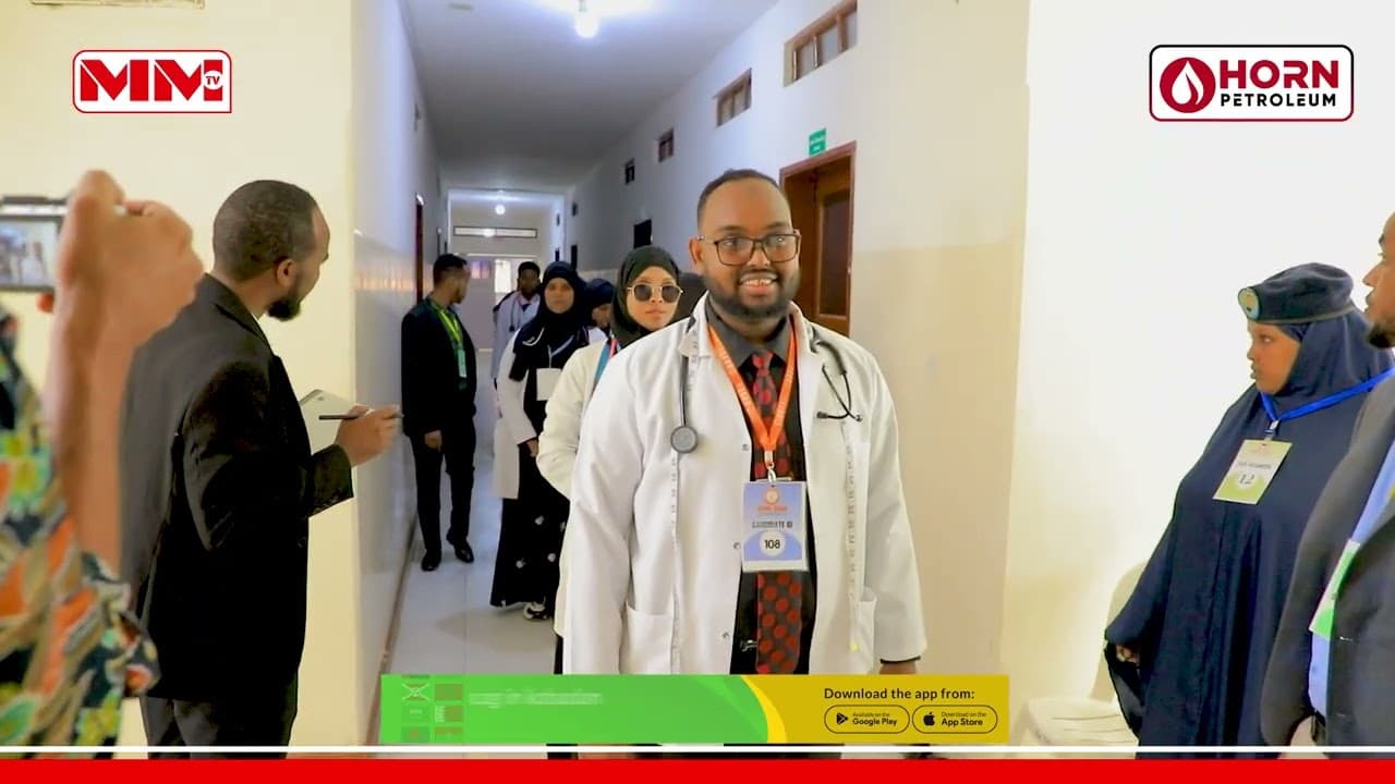 Dufcadii 5-aad ee Kuliyadda Dhakhtarnimada ee jaamacada Edna Adan oo Galay Imtixaanka OSCE.