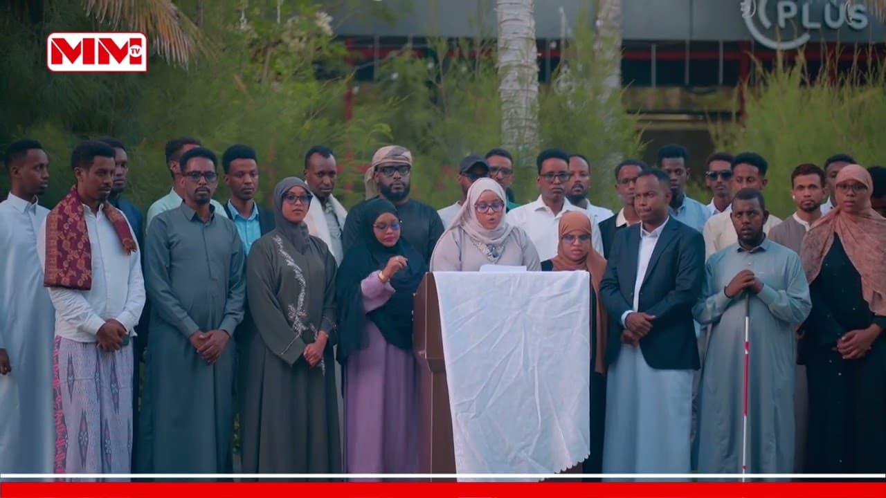 Dhalinyarada Soomaaliya oo walaac ka muujiyay xaaladda Muqdisho.
