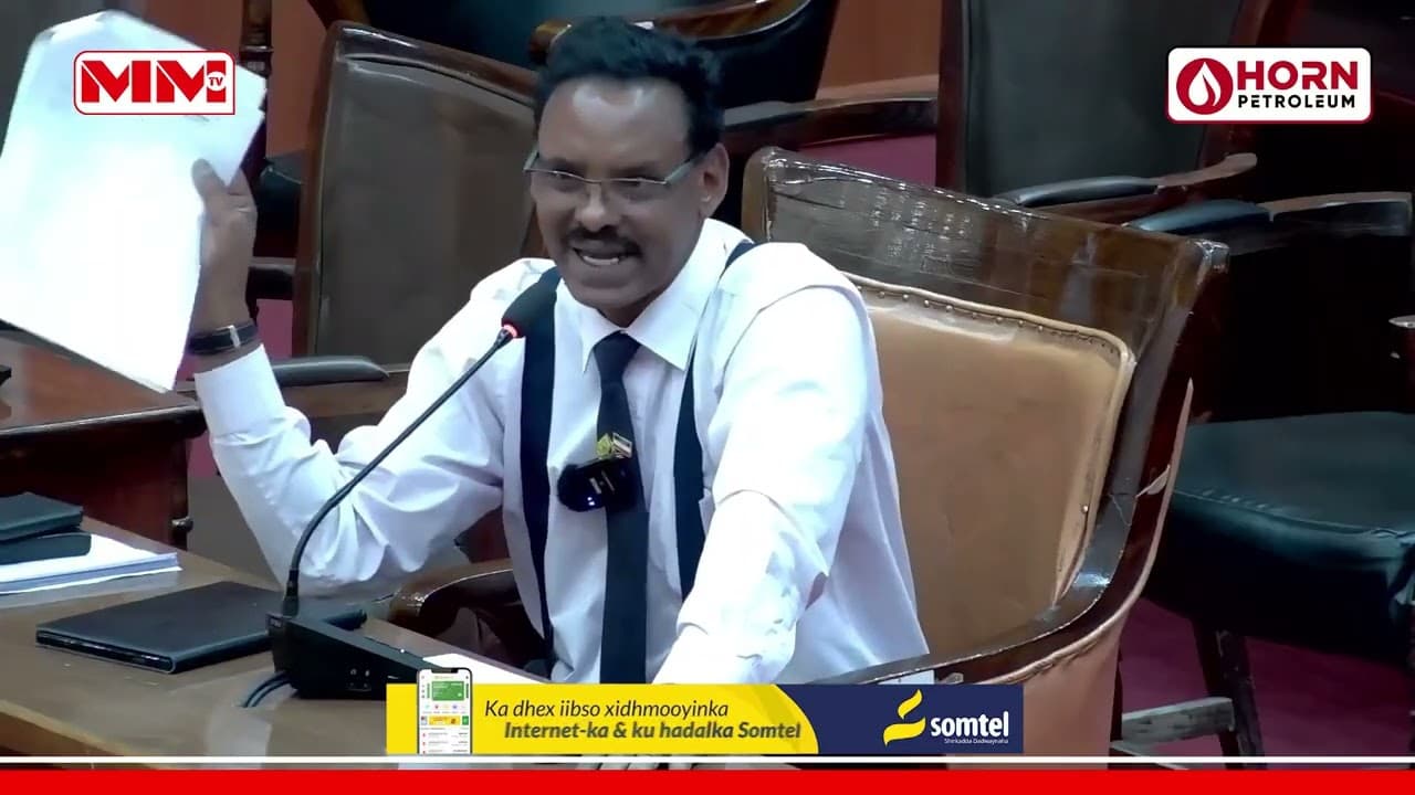 "Qaranka waa in aynu difaacnaa ictisaamna..."Xildhibaan Timo Jilic