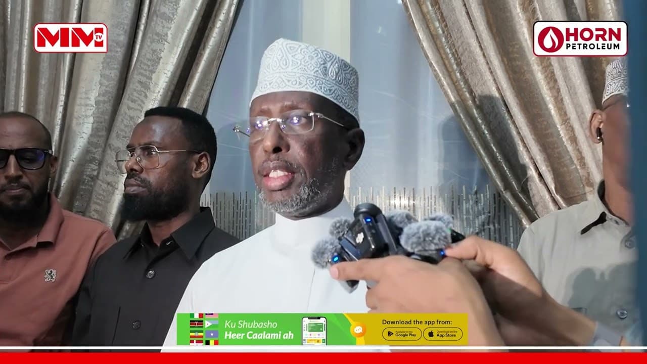"Ma cabsanayno mana cararayno ee waanu ka waynahay dad carara"Sheekh Shariif