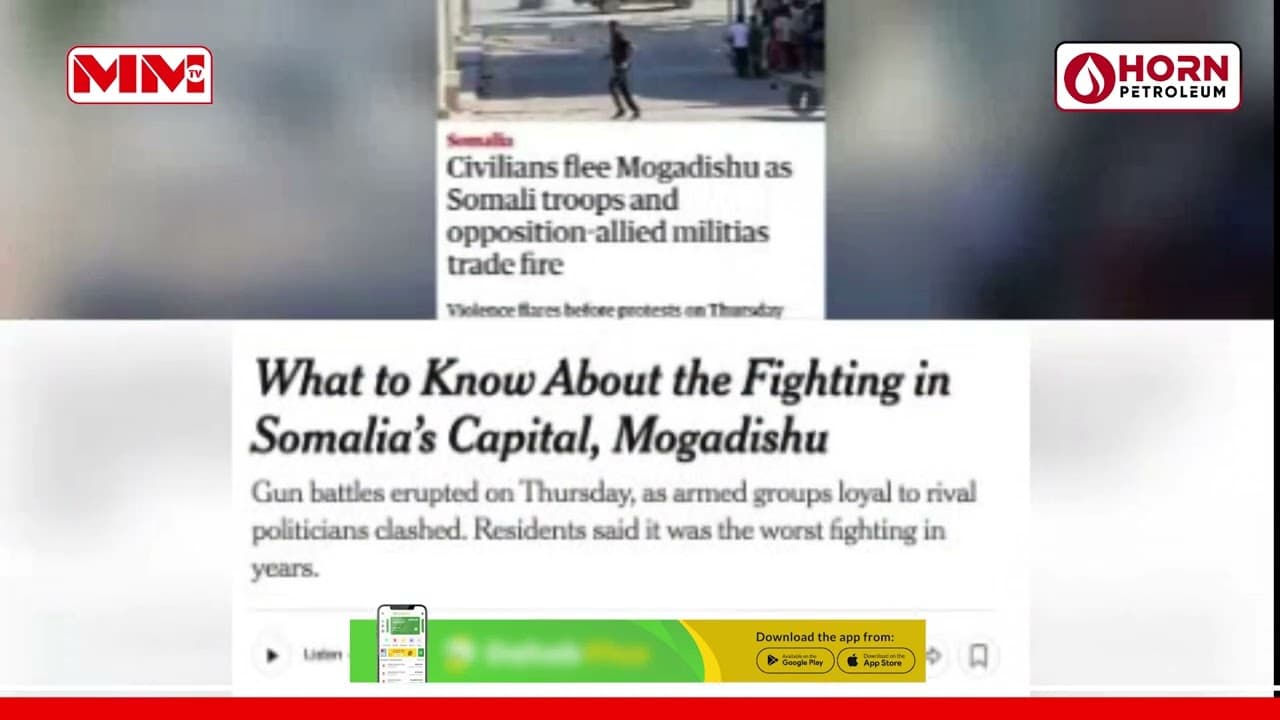 Indhaha Caalamka oo kusoo jeestay Muqdisho kadib dagaalladii  ka dhacay.