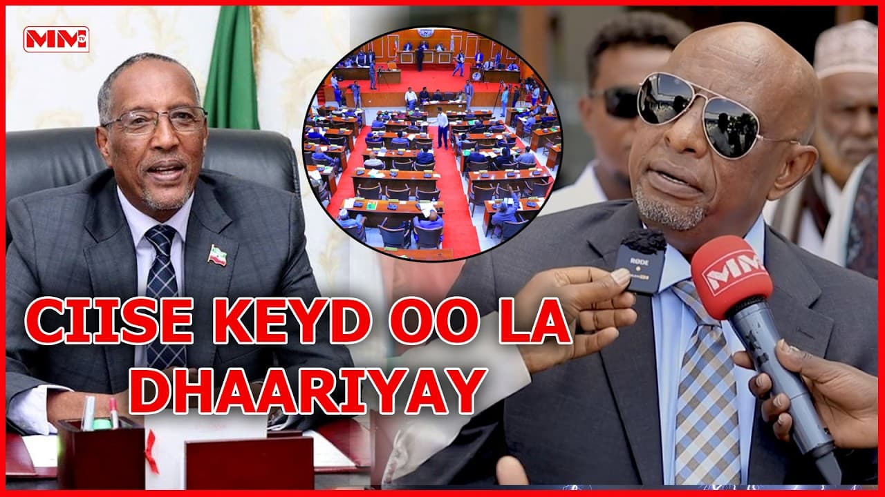 "Kama dhigna in Madaxweyne Muuse Biixi ka cararayo oo uu yahay dhimbiil dab ah” Xil Dr Ciise Keyd