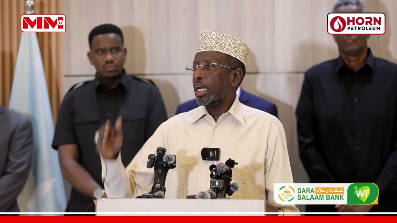 "Muqdisho maanta laguma socon karaba...." Madaxweynihii hore Soomaaliya Shekh Shariif.